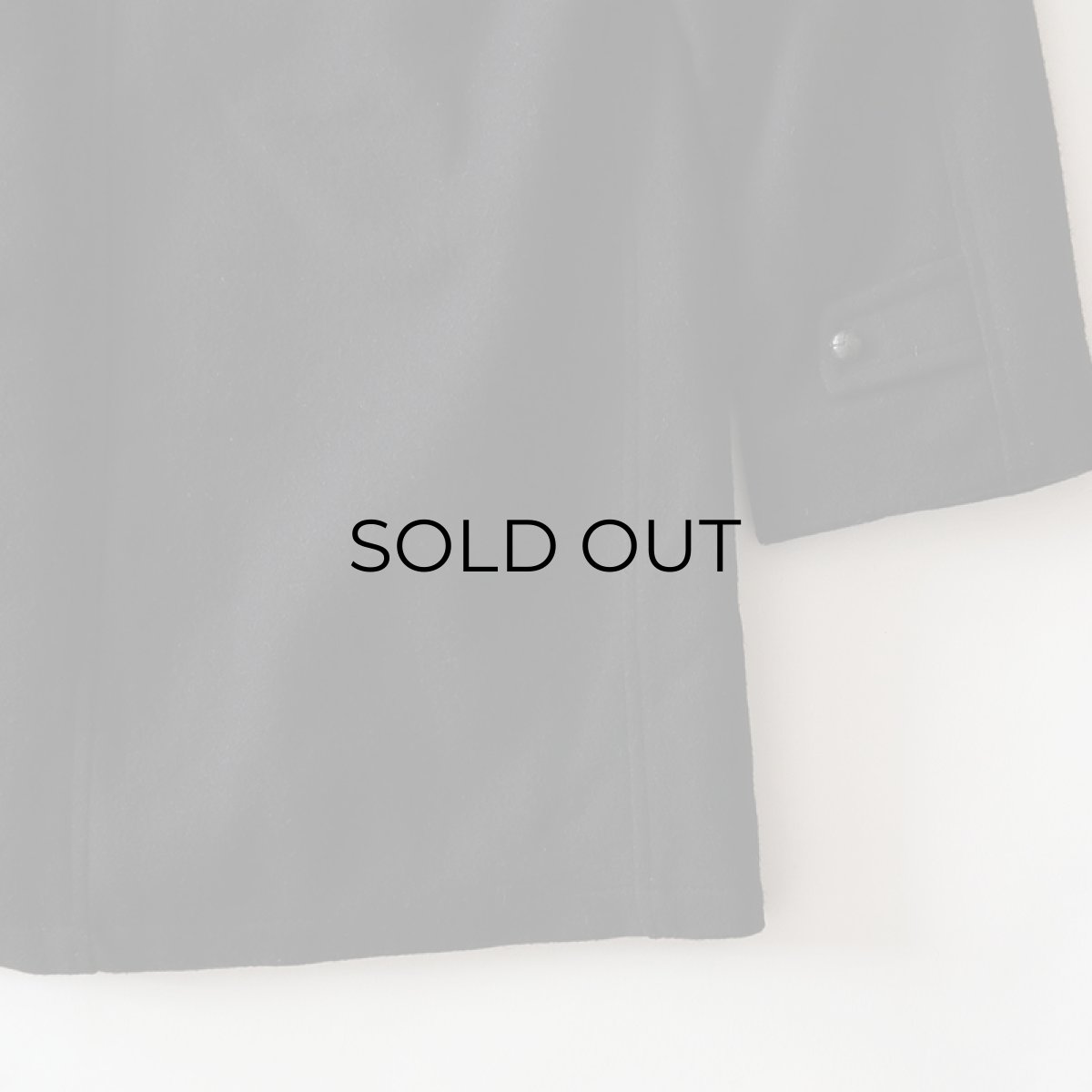 画像6: 60's UNKNOWN BRAND BLACK WOOL BOA SHAWL COLLAR COAT (6)