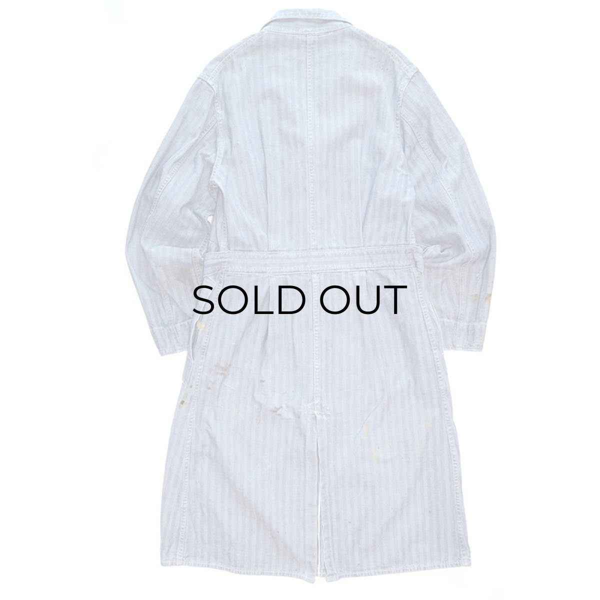 画像2: 40's FINCK'S COTTON HERRINGBONE TWILL SHOP COAT (2)