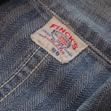 画像8: 40's FINCK'S COTTON HERRINGBONE TWILL SHOP COAT (8)