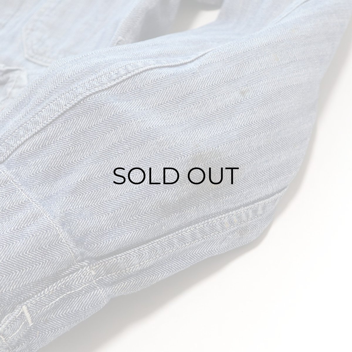 画像16: 40's FINCK'S COTTON HERRINGBONE TWILL SHOP COAT (16)