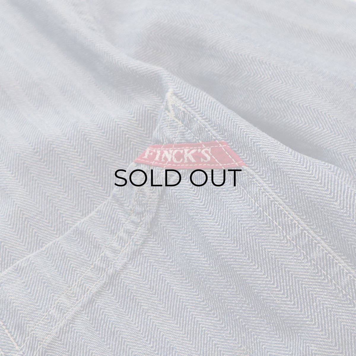 画像11: 40's FINCK'S COTTON HERRINGBONE TWILL SHOP COAT (11)