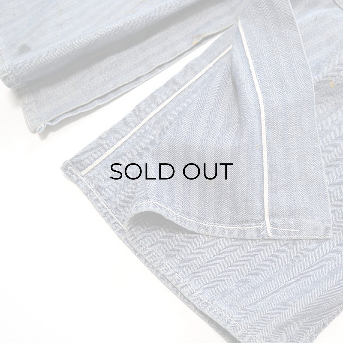 画像7: 40's FINCK'S COTTON HERRINGBONE TWILL SHOP COAT (7)