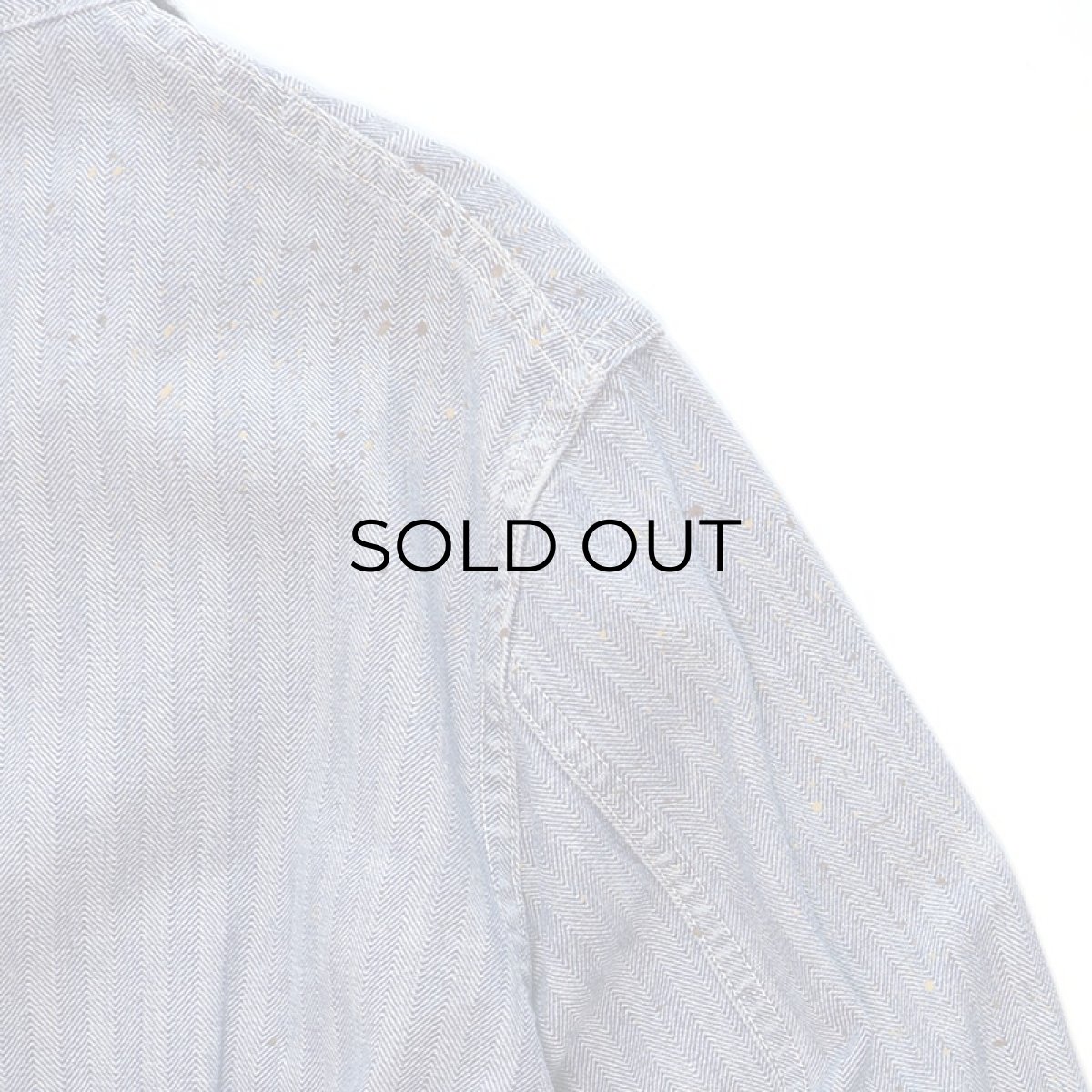 画像13: 40's FINCK'S COTTON HERRINGBONE TWILL SHOP COAT (13)