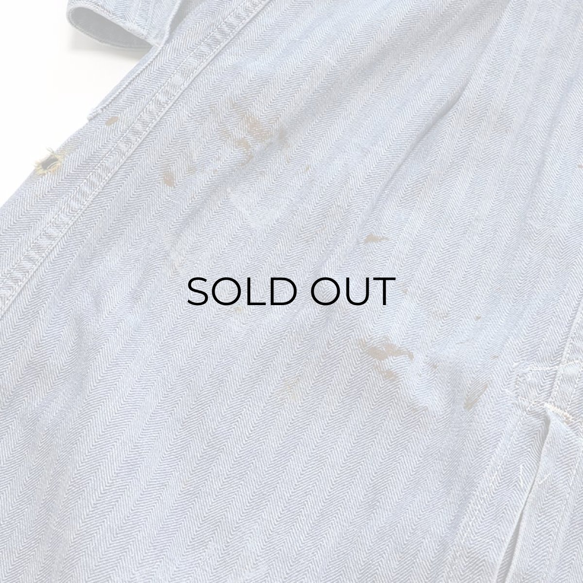 画像18: 40's FINCK'S COTTON HERRINGBONE TWILL SHOP COAT (18)