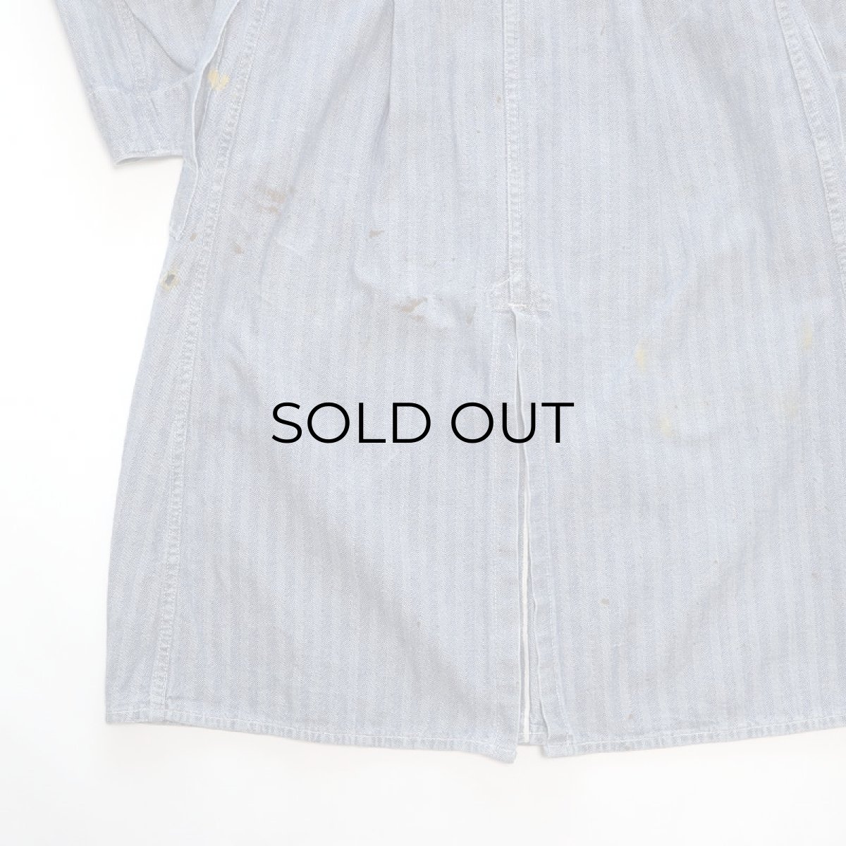 画像12: 40's FINCK'S COTTON HERRINGBONE TWILL SHOP COAT (12)