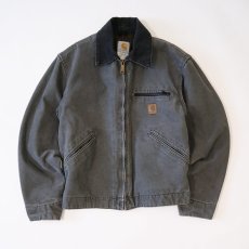 画像1: Carhartt "DETROIT JACKET" COTTON DUCK CHECK LINING ZIP WORK JACKET (1)