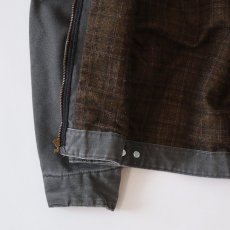 画像6: Carhartt "DETROIT JACKET" COTTON DUCK CHECK LINING ZIP WORK JACKET (6)