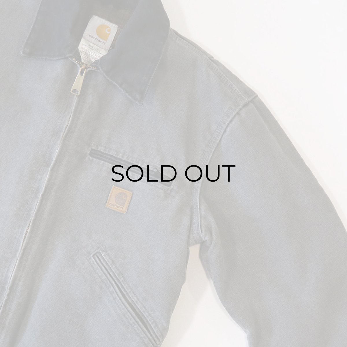 画像4: Carhartt "DETROIT JACKET" COTTON DUCK CHECK LINING ZIP WORK JACKET (4)