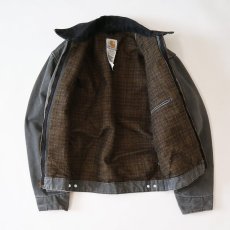 画像2: Carhartt "DETROIT JACKET" COTTON DUCK CHECK LINING ZIP WORK JACKET (2)