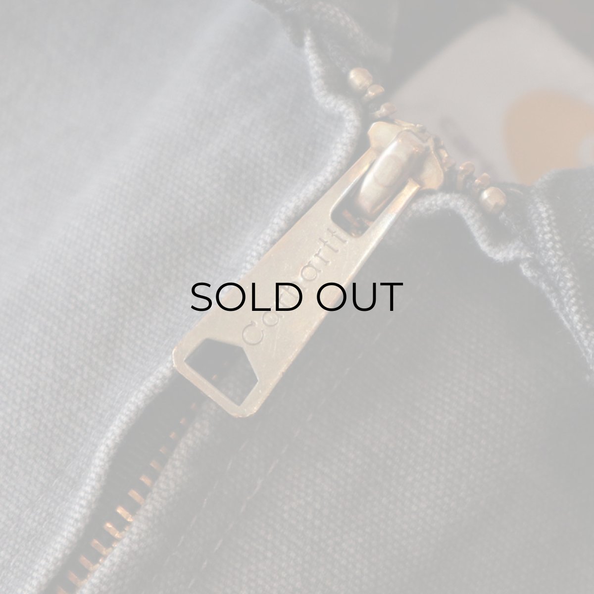 画像12: Carhartt "DETROIT JACKET" COTTON DUCK CHECK LINING ZIP WORK JACKET (12)