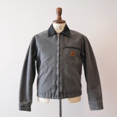 画像14: Carhartt "DETROIT JACKET" COTTON DUCK CHECK LINING ZIP WORK JACKET (14)