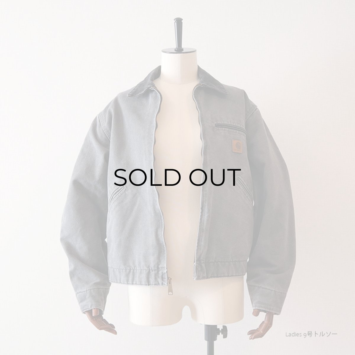 画像15: Carhartt "DETROIT JACKET" COTTON DUCK CHECK LINING ZIP WORK JACKET (15)