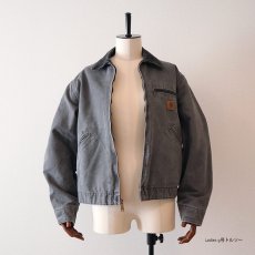 画像15: Carhartt "DETROIT JACKET" COTTON DUCK CHECK LINING ZIP WORK JACKET (15)