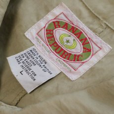 画像10: 〜80's BANANA REPUBLIC NYLON SINGLE BREASTED TRENCH COAT (10)