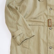 画像4: 〜80's BANANA REPUBLIC NYLON SINGLE BREASTED TRENCH COAT (4)