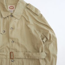 画像3: 〜80's BANANA REPUBLIC NYLON SINGLE BREASTED TRENCH COAT (3)