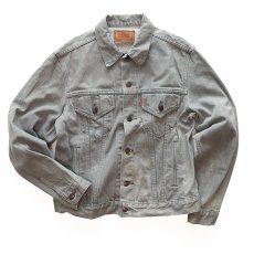 画像1: 80's Levi's 70506 GRAY DENIM 4P TRUCKER JACKET (1)