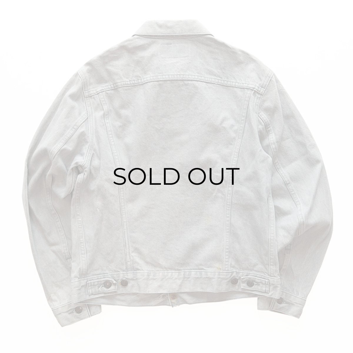 画像2: 80's Levi's 70506 GRAY DENIM 4P TRUCKER JACKET (2)