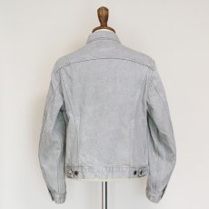 画像19: 80's Levi's 70506 GRAY DENIM 4P TRUCKER JACKET (19)