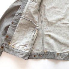 画像15: 80's Levi's 70506 GRAY DENIM 4P TRUCKER JACKET (15)