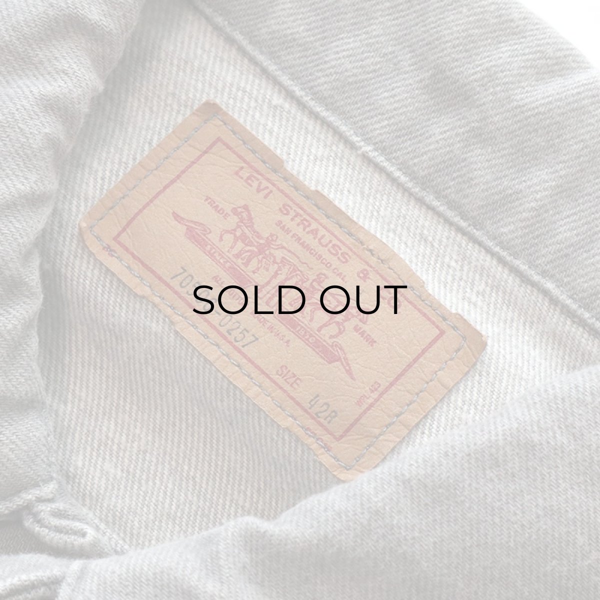 画像4: 80's Levi's 70506 GRAY DENIM 4P TRUCKER JACKET (4)