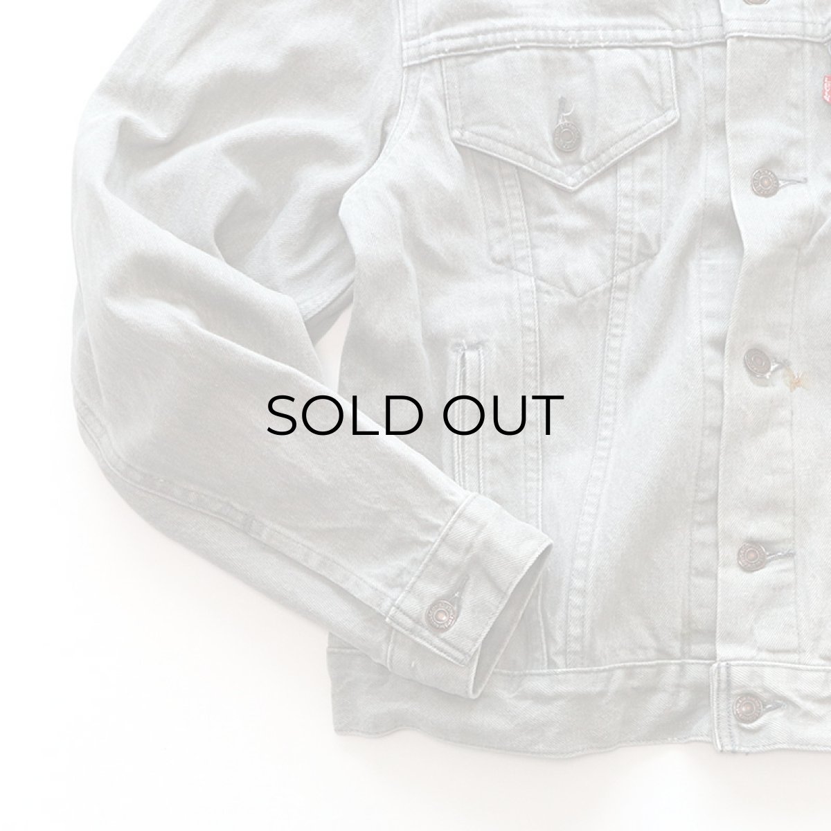 画像3: 80's Levi's 70506 GRAY DENIM 4P TRUCKER JACKET (3)