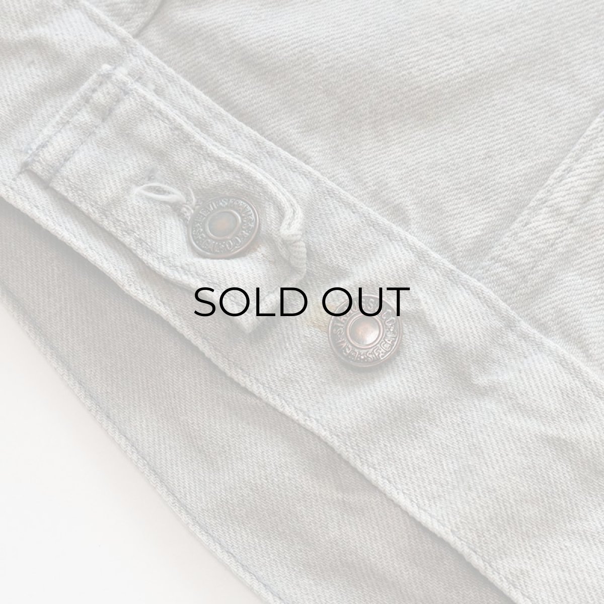 画像9: 80's Levi's 70506 GRAY DENIM 4P TRUCKER JACKET (9)