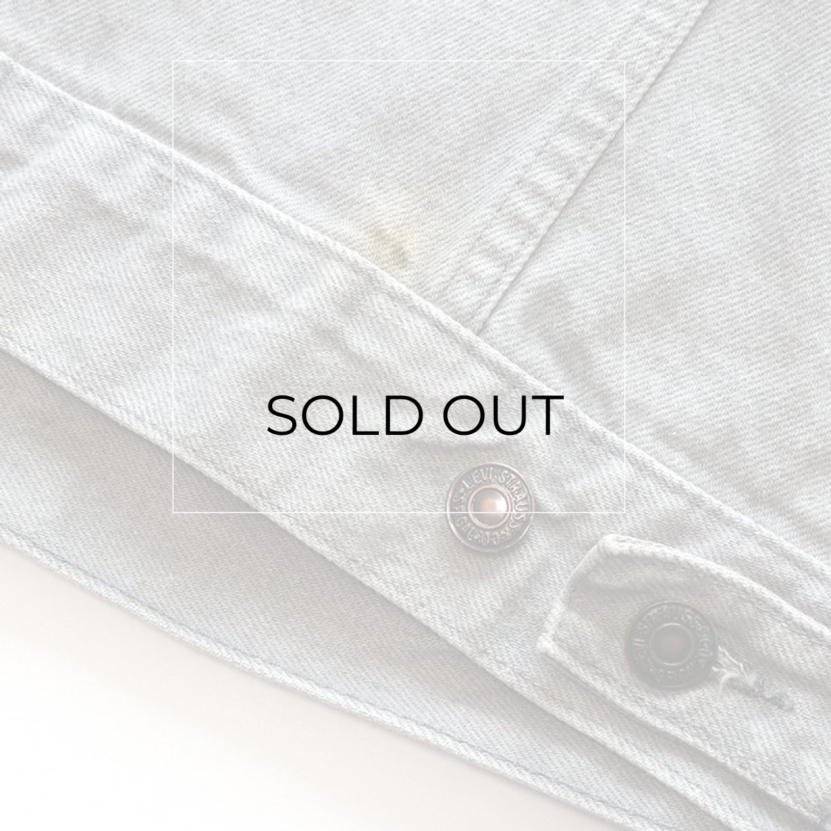 画像11: 80's Levi's 70506 GRAY DENIM 4P TRUCKER JACKET (11)