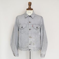 画像17: 80's Levi's 70506 GRAY DENIM 4P TRUCKER JACKET (17)