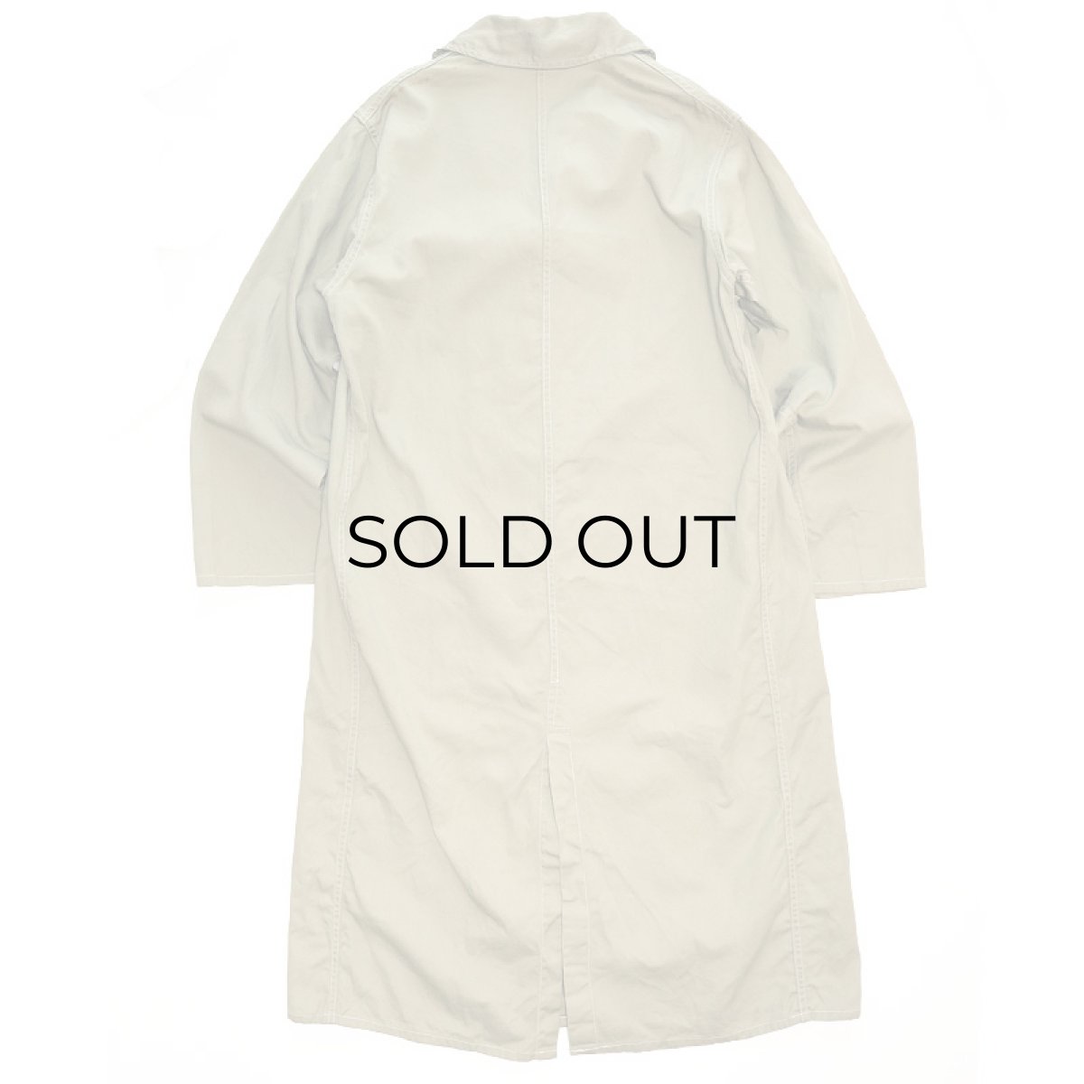 画像2: 60's UNKNOWN BRAND COTTON TWILL WORK COAT (2)