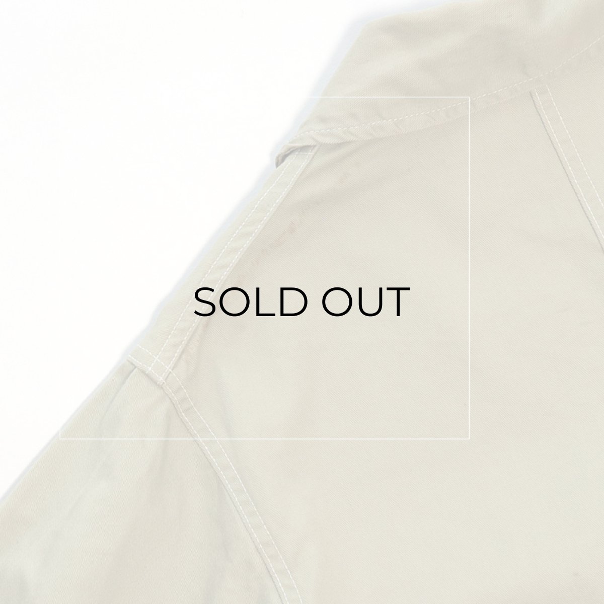 画像7: 60's UNKNOWN BRAND COTTON TWILL WORK COAT (7)