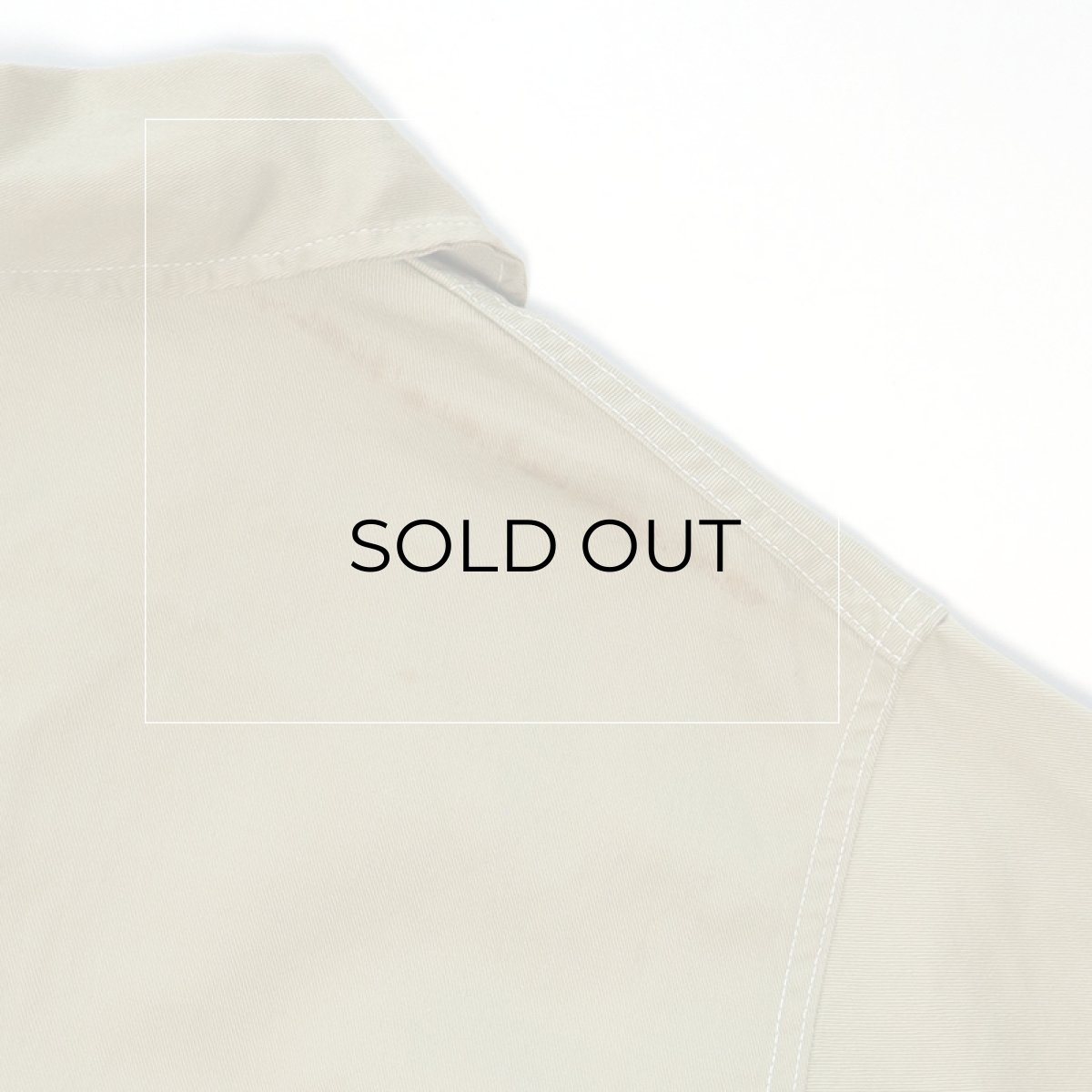 画像8: 60's UNKNOWN BRAND COTTON TWILL WORK COAT (8)