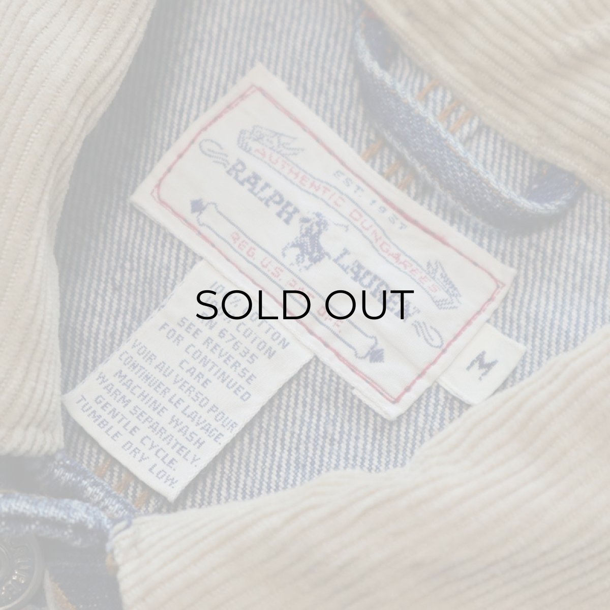 画像5: 〜90's Ralph Lauren COTTON DENIM 4 POCKET JACKET (5)