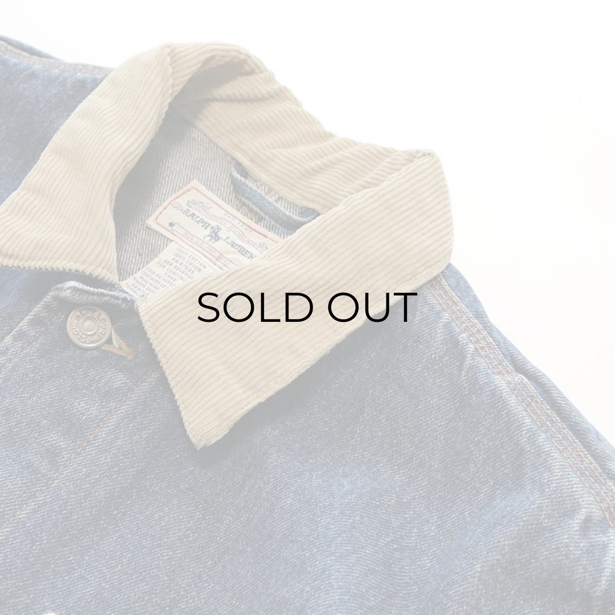 画像4: 〜90's Ralph Lauren COTTON DENIM 4 POCKET JACKET (4)