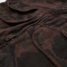 画像9: 70's SAFTBAK COTTON DUCK HUNTER CAMOUFLAGE HUNTING VEST "OVER DYE" (9)