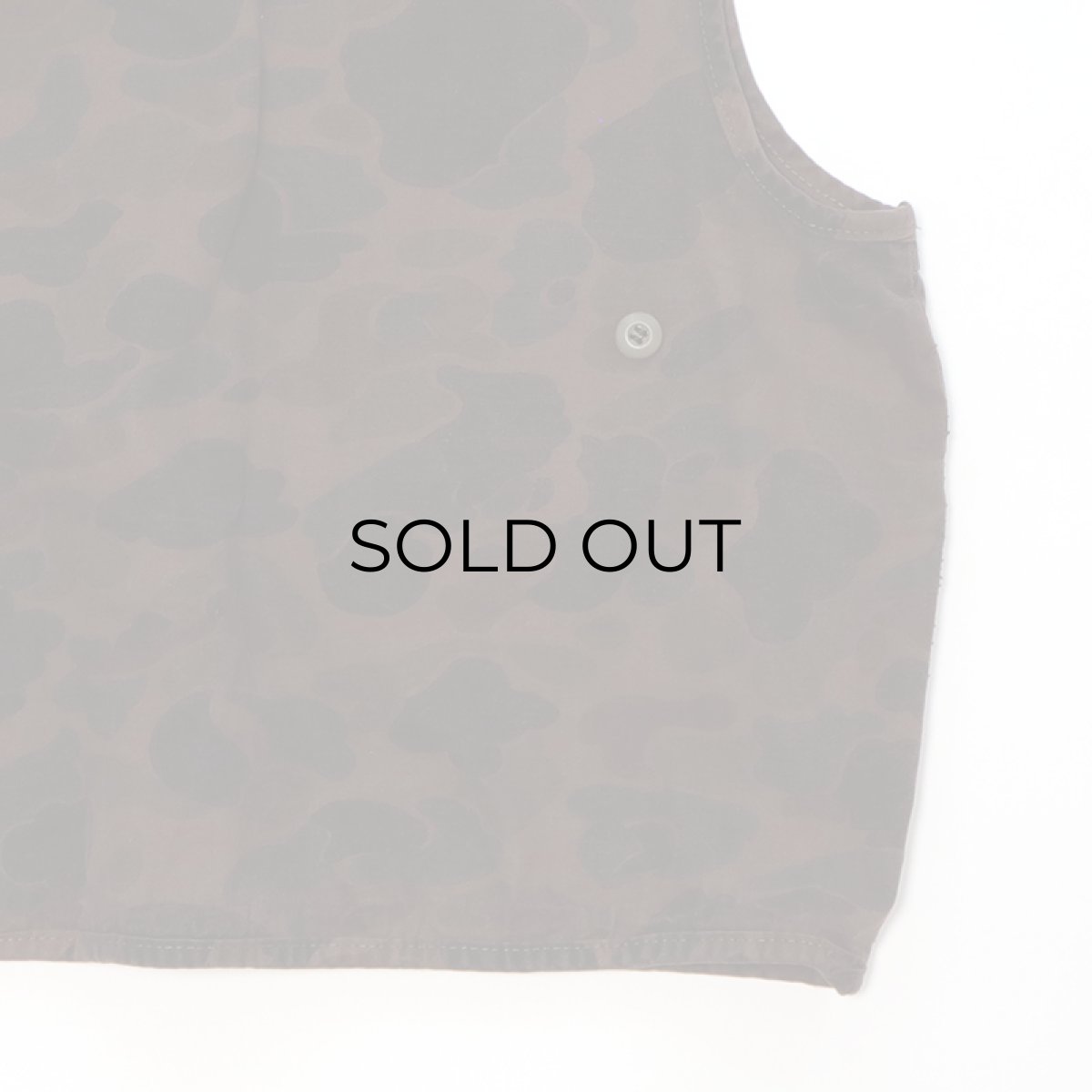 画像6: 70's SAFTBAK COTTON DUCK HUNTER CAMOUFLAGE HUNTING VEST "OVER DYE" (6)