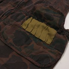 画像7: 70's SAFTBAK COTTON DUCK HUNTER CAMOUFLAGE HUNTING VEST "OVER DYE" (7)