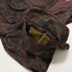 画像8: 70's SAFTBAK COTTON DUCK HUNTER CAMOUFLAGE HUNTING VEST "OVER DYE" (8)