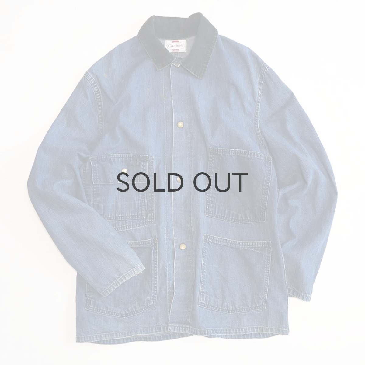 画像1: 60's Carter's COTTON DENIM CHORE JACKET (1)