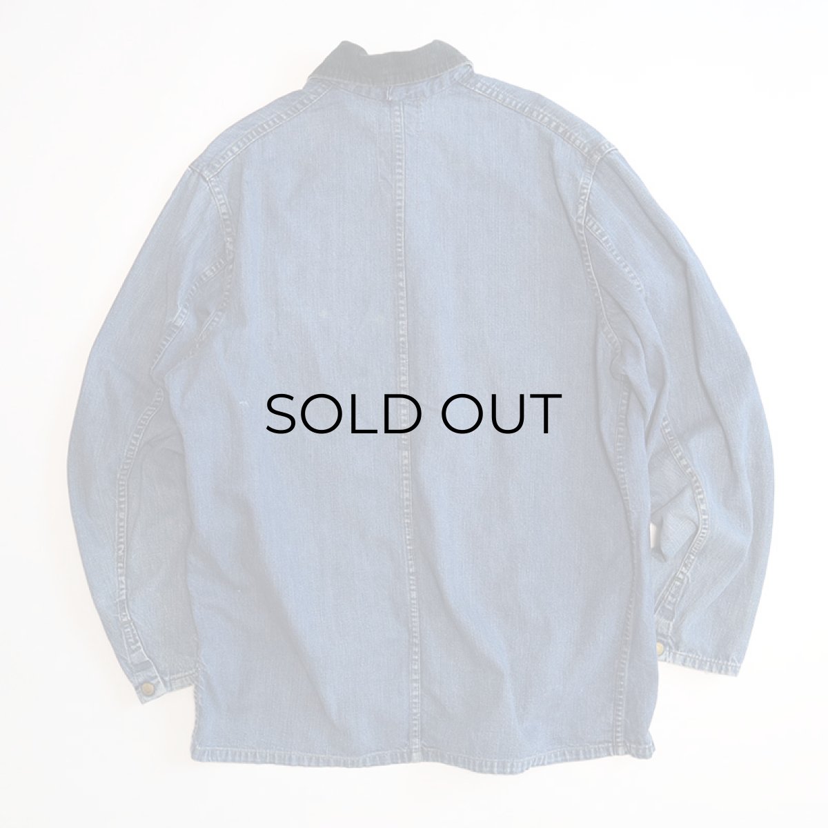 画像2: 60's Carter's COTTON DENIM CHORE JACKET (2)
