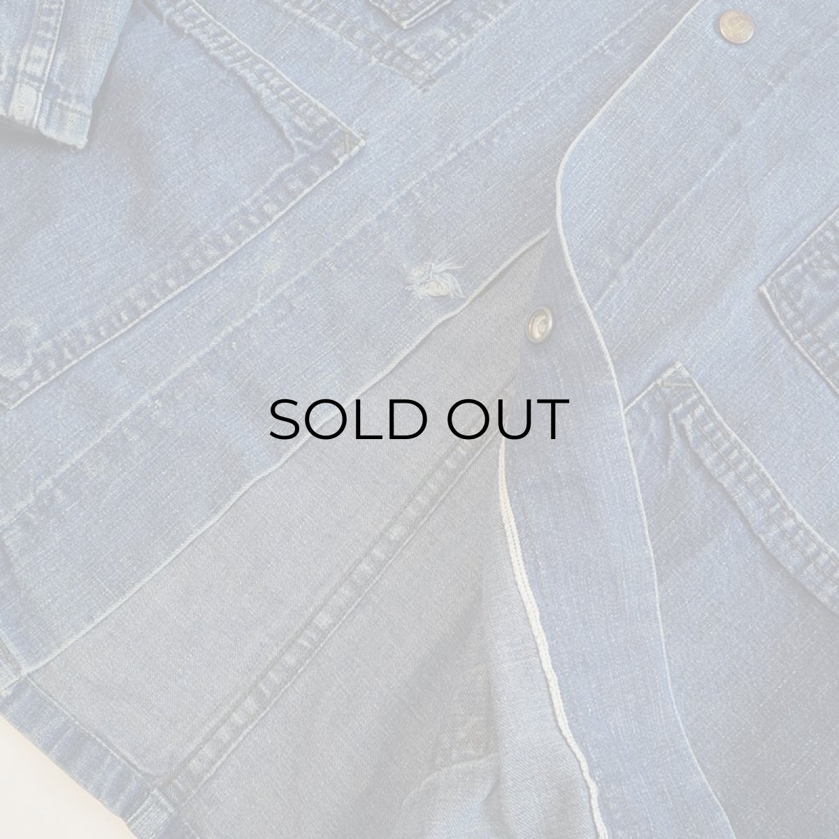 画像8: 60's Carter's COTTON DENIM CHORE JACKET (8)