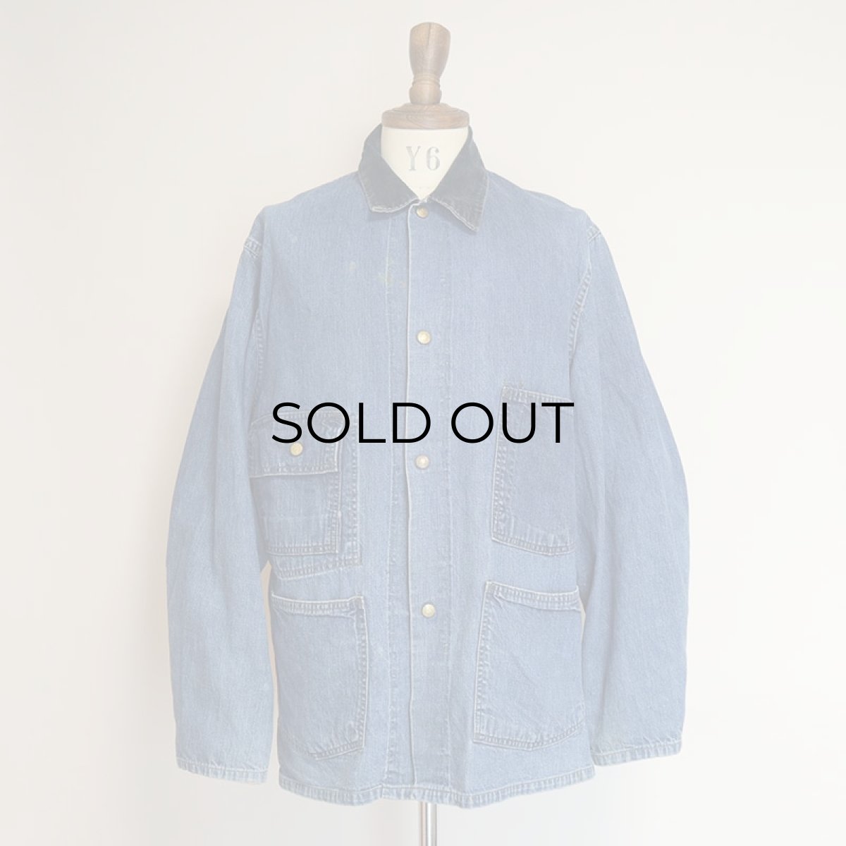 画像10: 60's Carter's COTTON DENIM CHORE JACKET (10)