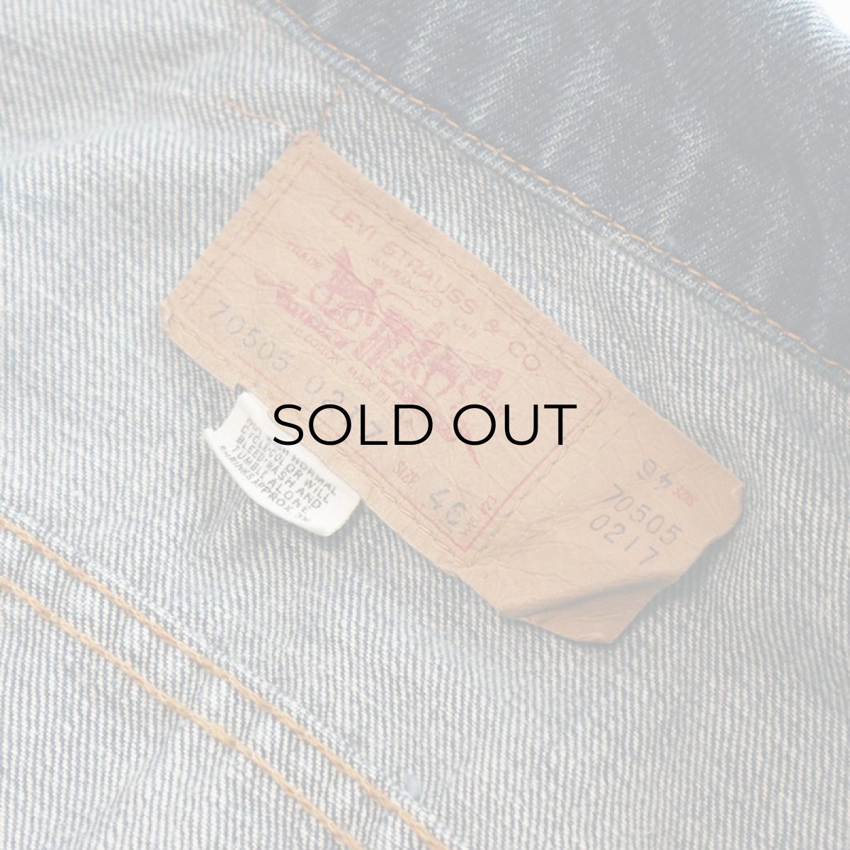 画像6: 70's Levi's 70505 DENIM TRUCKER JACKET (6)