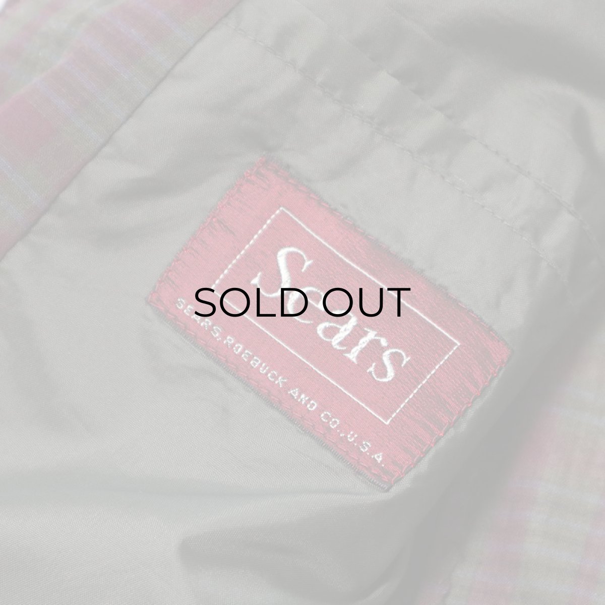 画像8: 60's Sears CHECK 3B TAILORED JACKET (8)