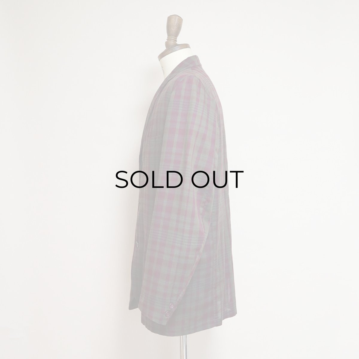 画像10: 60's Sears CHECK 3B TAILORED JACKET (10)