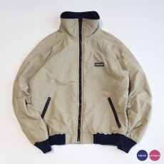 画像1: 80's LANDS' END "SQUALL JACKET" NYLON SHELL FLEECE LINING ZIP BLOUSON "MADE IN USA" (1)