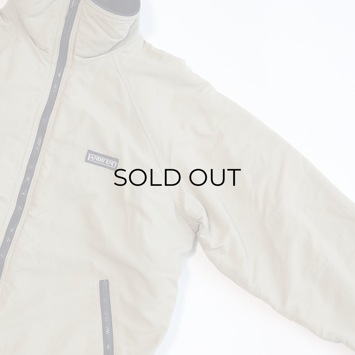 画像5: 80's LANDS' END "SQUALL JACKET" NYLON SHELL FLEECE LINING ZIP BLOUSON "MADE IN USA" (5)