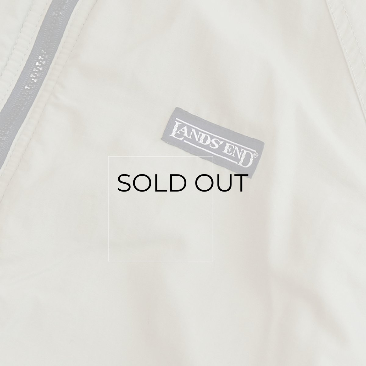 画像8: 80's LANDS' END "SQUALL JACKET" NYLON SHELL FLEECE LINING ZIP BLOUSON "MADE IN USA" (8)