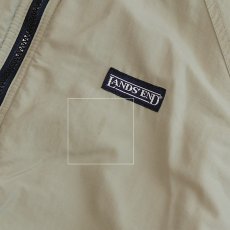 画像8: 80's LANDS' END "SQUALL JACKET" NYLON SHELL FLEECE LINING ZIP BLOUSON "MADE IN USA" (8)