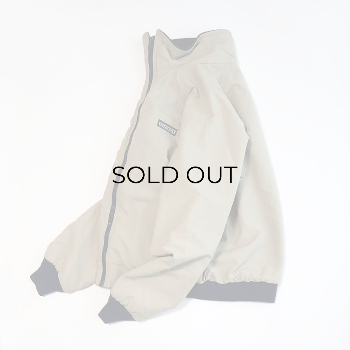 画像2: 80's LANDS' END "SQUALL JACKET" NYLON SHELL FLEECE LINING ZIP BLOUSON "MADE IN USA" (2)